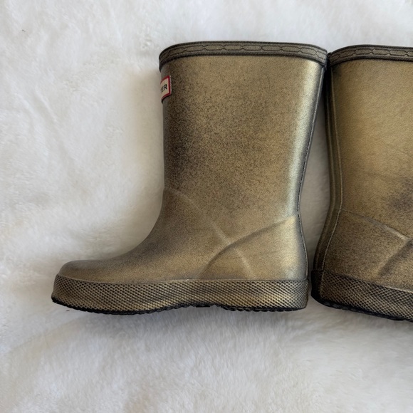Hunter Kids Nebula Rain Boots Girl’s Size 10c - Picture 6 of 16